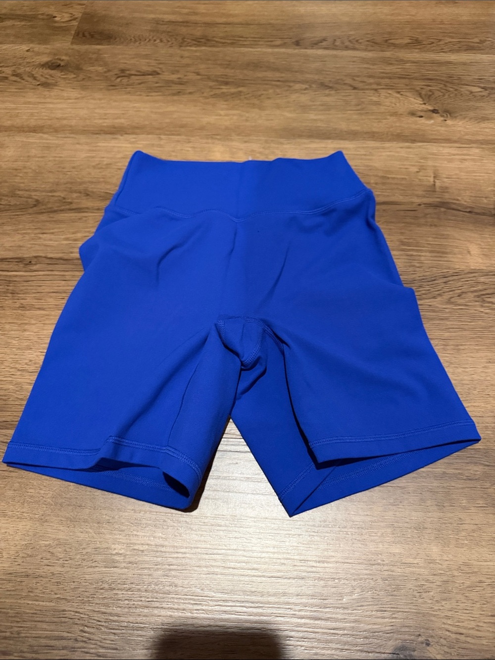 P'tula Royal Blue High-Waist Bike Shorts